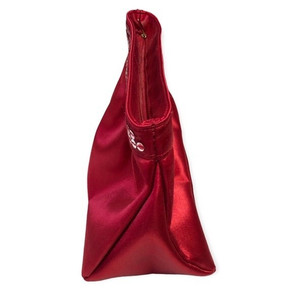 Lancome Paris Vintage Satin Sequence Make Up Bag - Picture 2 of 5